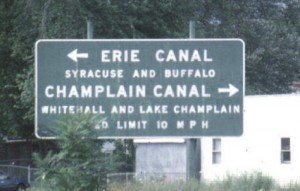 Erie - Champlain Canal Junction (Courtesy American Canals)