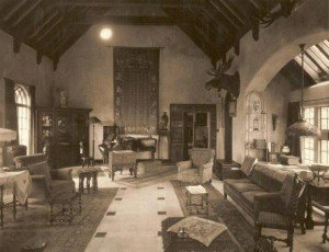 The Great Room at Elda, circa 1929 (Douglas Leen Photo)