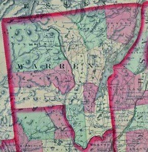 Warren County (Asher and Adams Atlas, 1871)