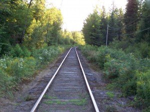 NYC Railroad from Lake Clear Lodge